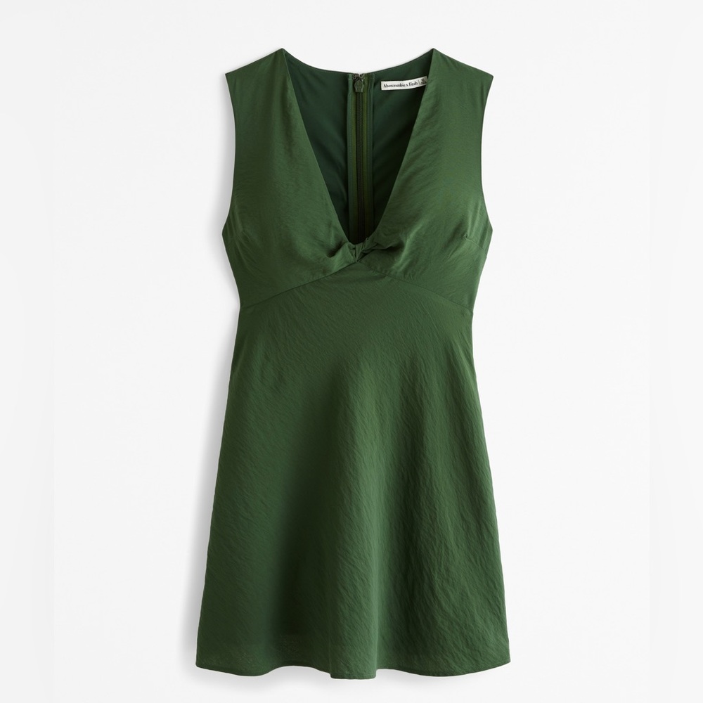 Abercrombie & Fitch Twist-Front Mini Dress